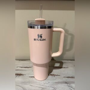 Stanley 40 oz Stainless Steel H2.0 FlowState Quencher Tumbler, Glazed Donut Pink